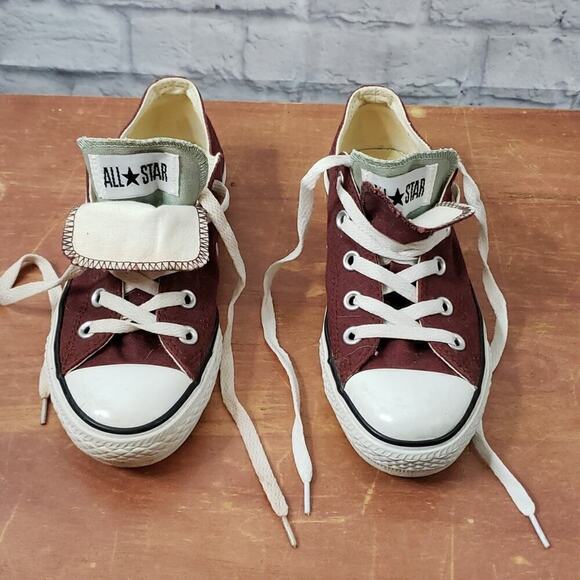 Converse Double Tongue Low Top Chuck Taylor Sneakers - Picture 4 of 8